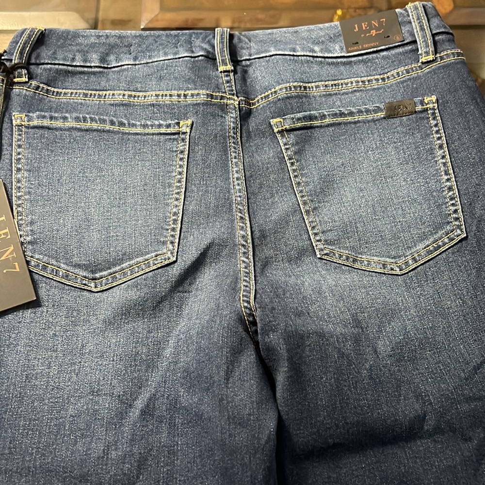 JEN7 by 7 for All Mankind Ankle Skinny Jeans - Picture 9 of 10